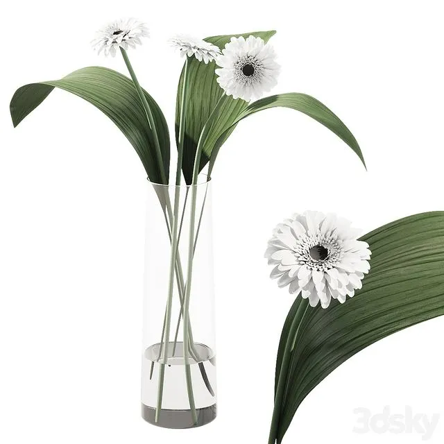 021 Flowers and leaves in vase indoor decor plant Free Download