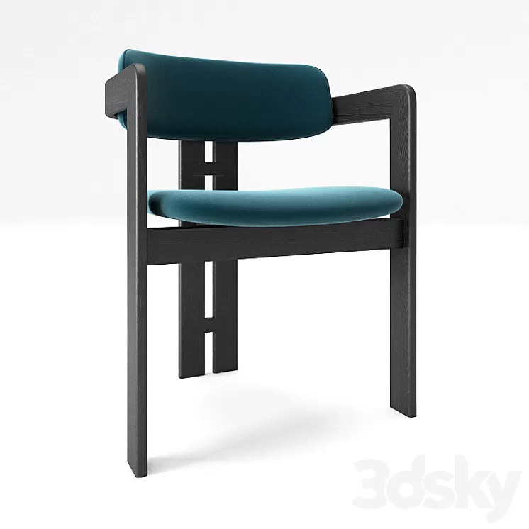 0414 Armchair Gallotti & Radice 3D Model