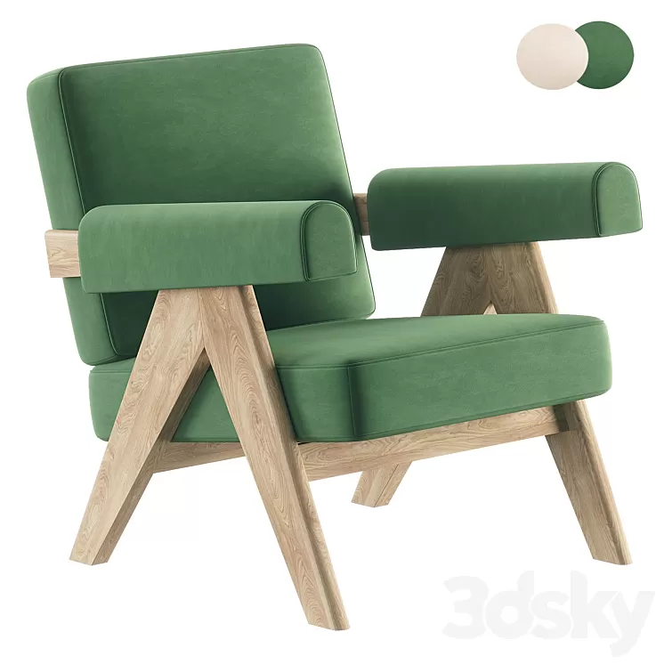 053 Capitol Complex Armchair 3D Model