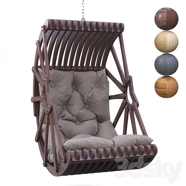 092 Armchair Davinci 3D Model