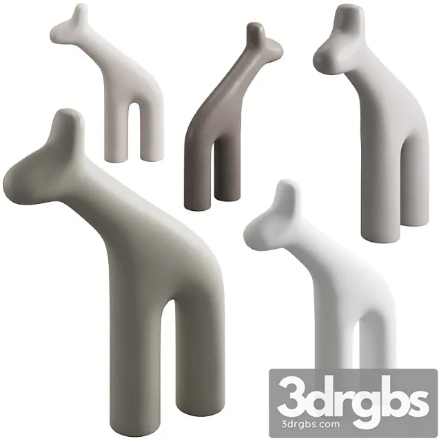 099 Plust Raffa Polyethylene Sculptures 3D Model Free