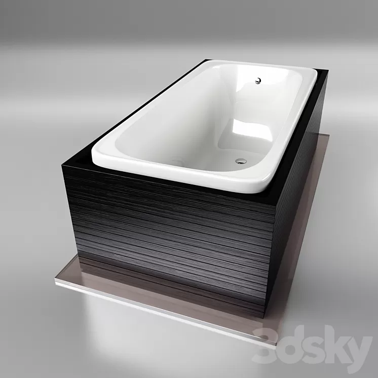 1 Bath. 3D Model
