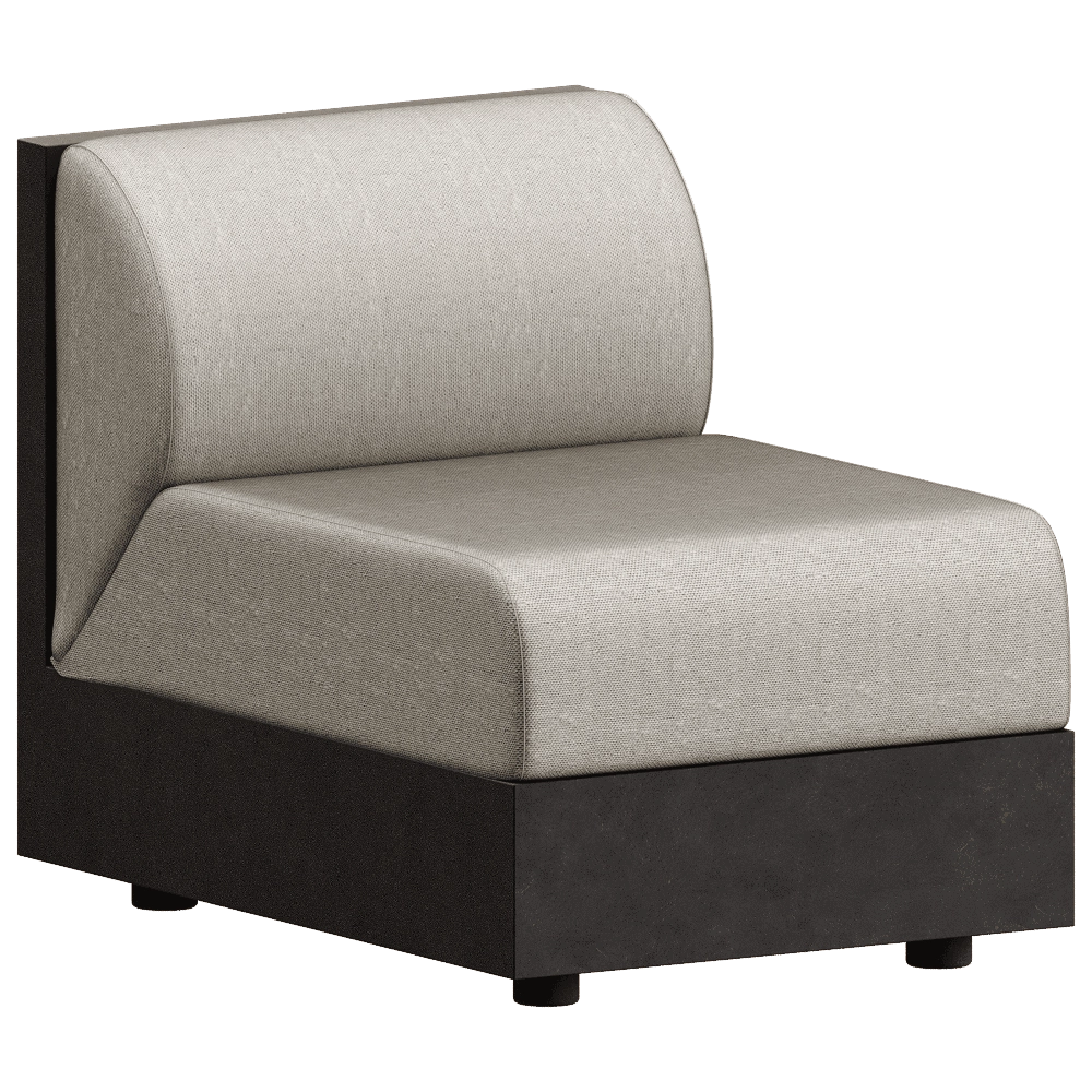 101 Copenhagen - Armchair Tribu Coffee (Pallazo 163) 3D Model