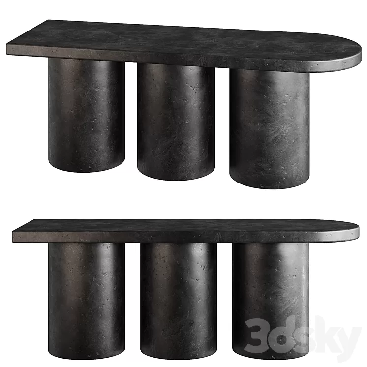101 Copenhagen Big Foot Bench Coffee table 3D Model Free