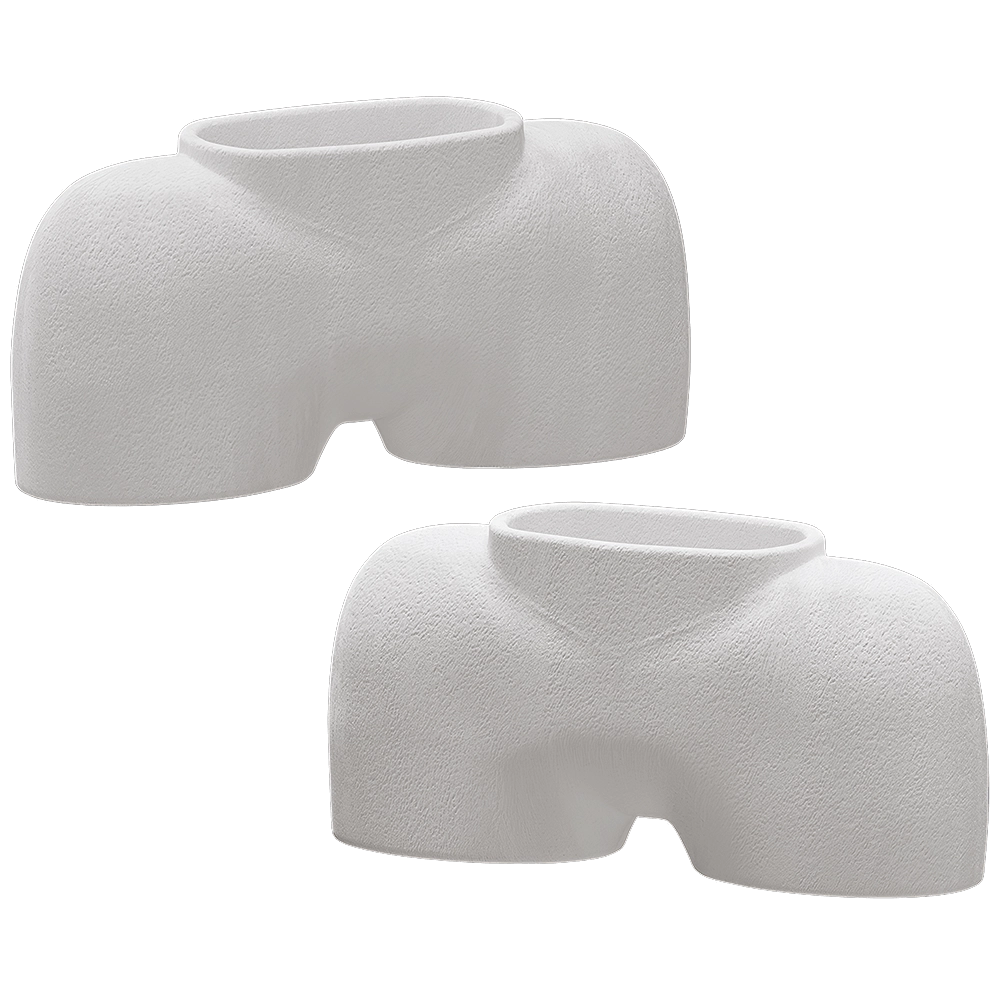 101 Copenhagen - Cobra Vase Fat Medio - Bubble White 3D Model