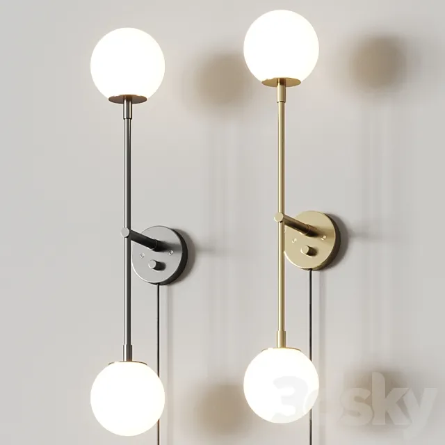 101 Copenhagen Drop Wall Lamp Bulb 3DModel
