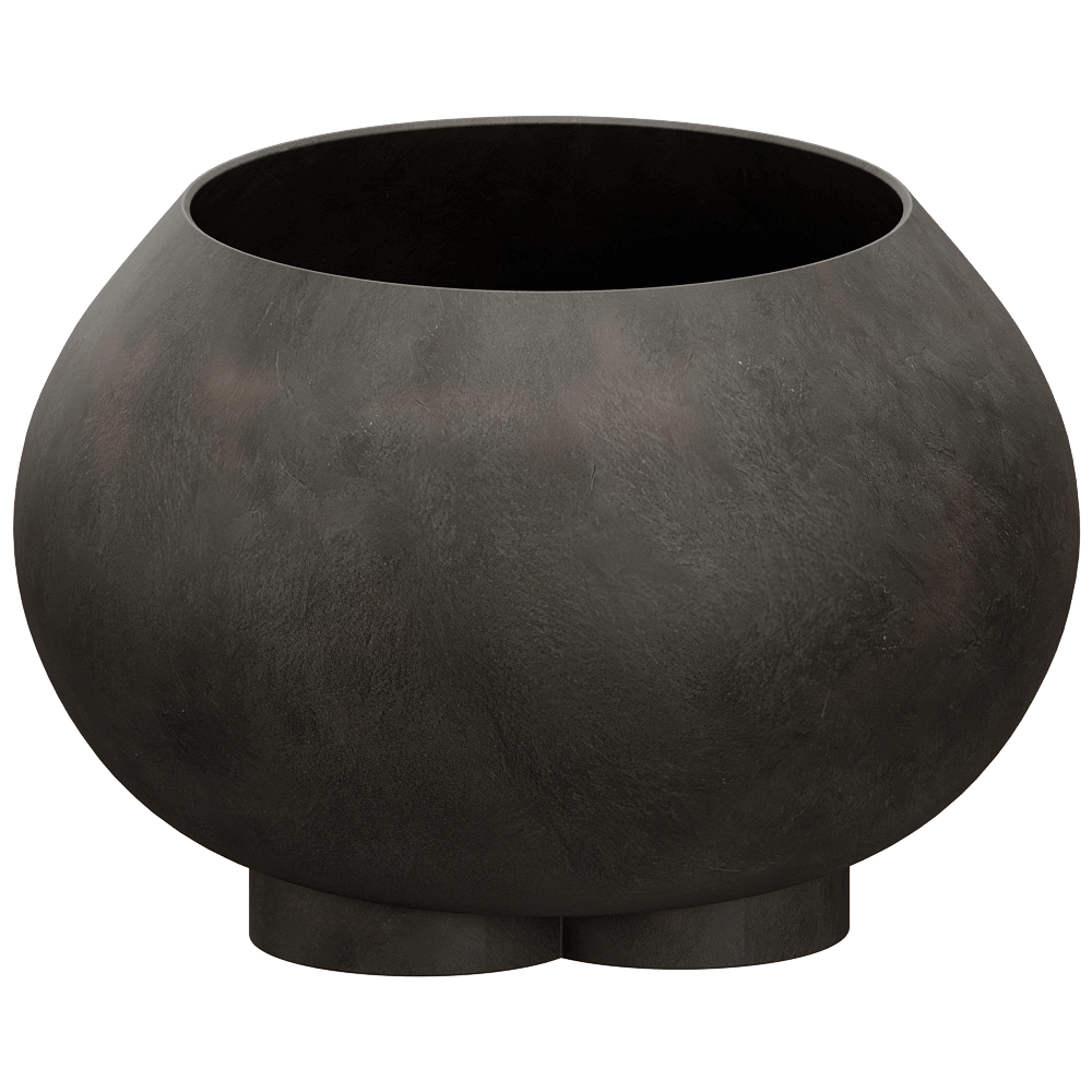 101 Copenhagen - Plant pot Urchin  Medio - Coffee 3D Model