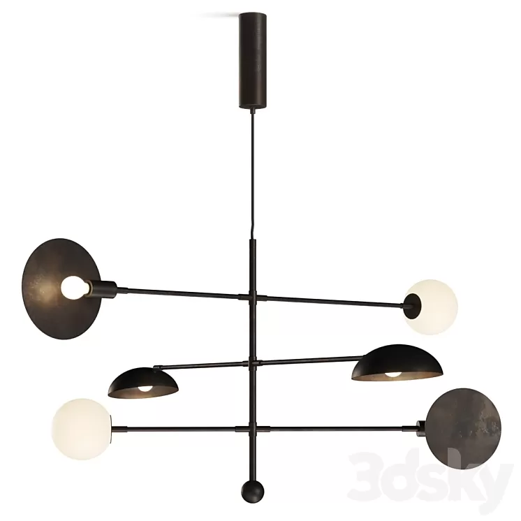 101 Copenhagen Sahn Chandelier 3D Model
