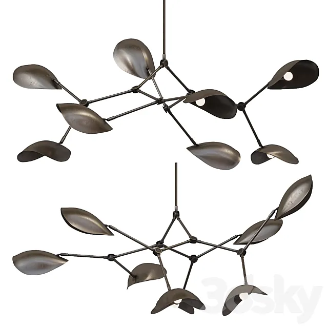 101 Copenhagen STINGRAY Chandelier 3D Model