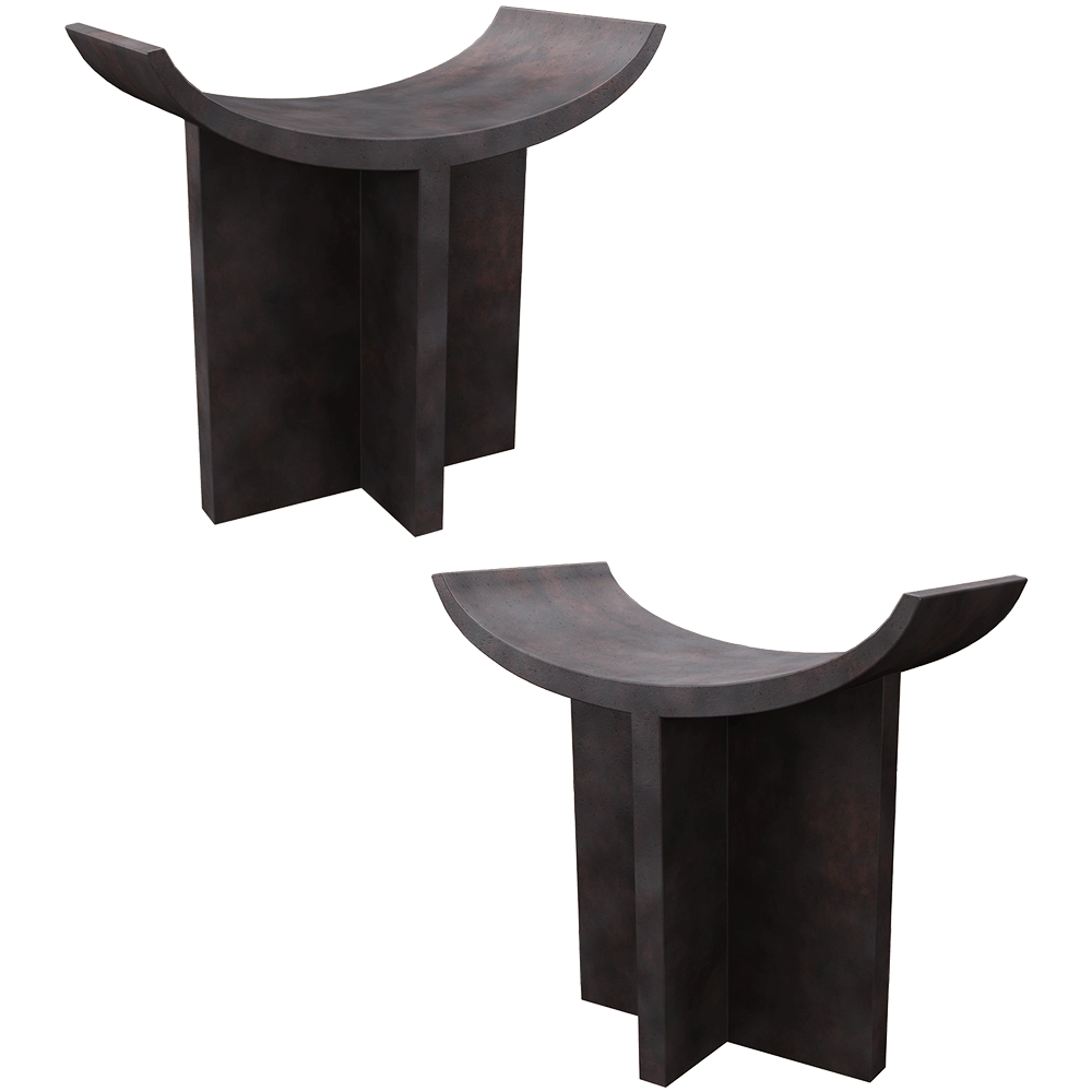 101 Copenhagen - Stool - Coffee Brutus 3D Model