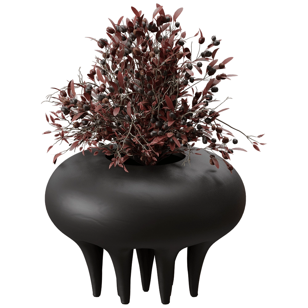 101 Copenhagen - Vase Medusa Big - Coffee 3D Model