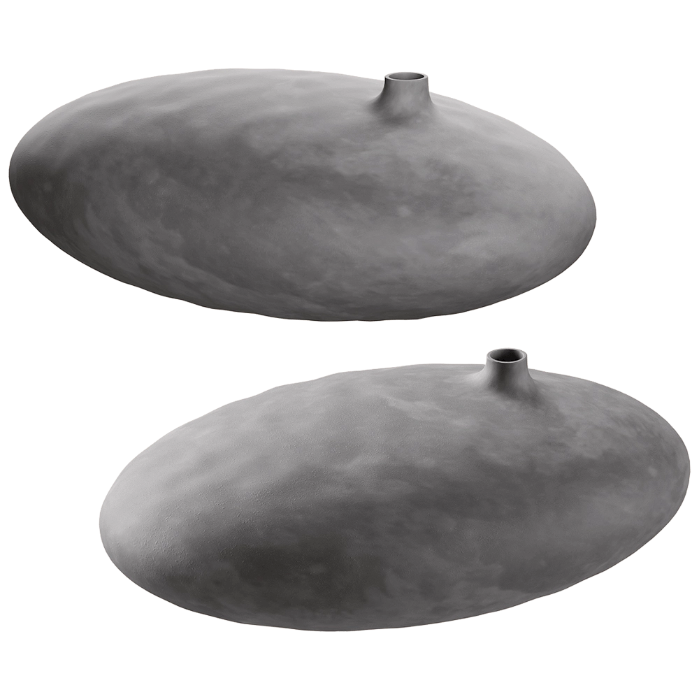101 Copenhagen - Vase Submarine Fat - Dark grey 3D Model