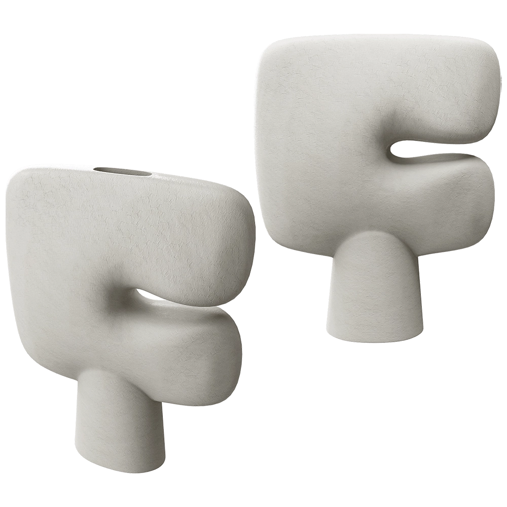 101 Copenhagen - Vase Tribal - Bone White 3D Model