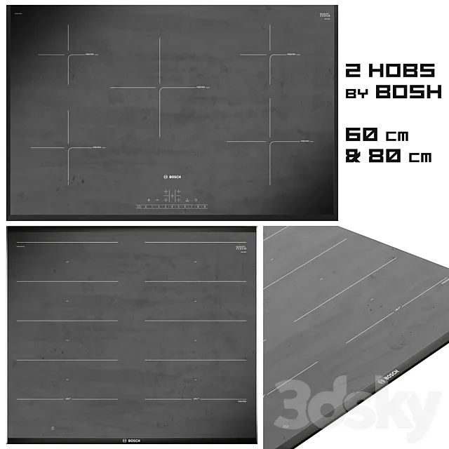 103 Bosch Induction hobs 3D Model