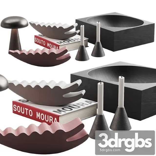 112 Decorative Set 025 Croco Souto Moura 3D Model Free