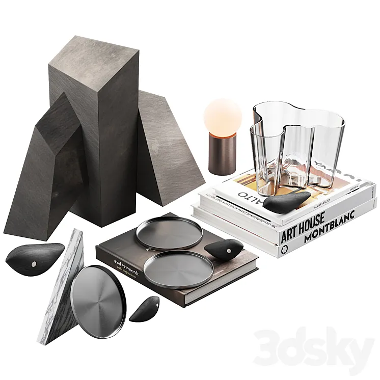 113 decorative set 026 some birds here again 3D Model Free