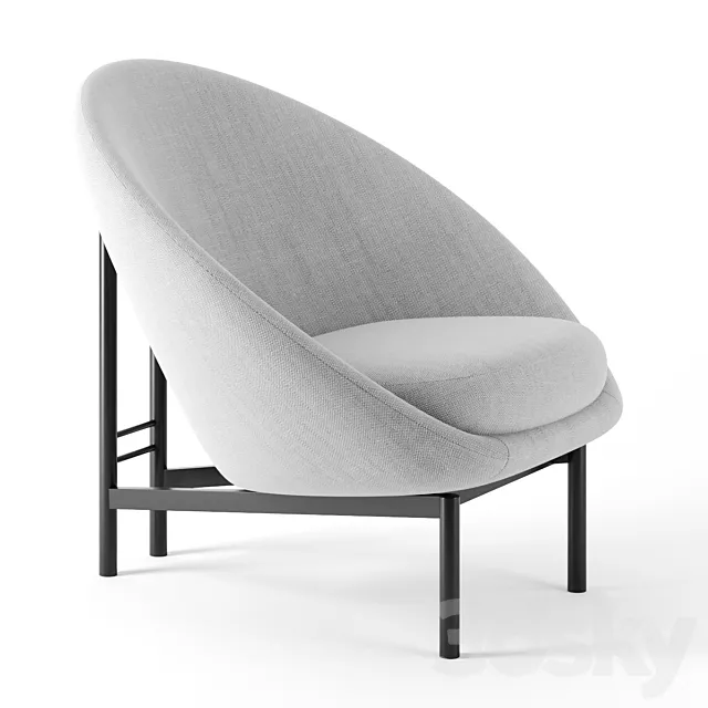 115 Armchair by Theo Ruth 3DModel