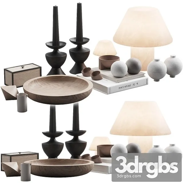 116 Decorative Set 029 Japan Style Decor P03 3D Model Free