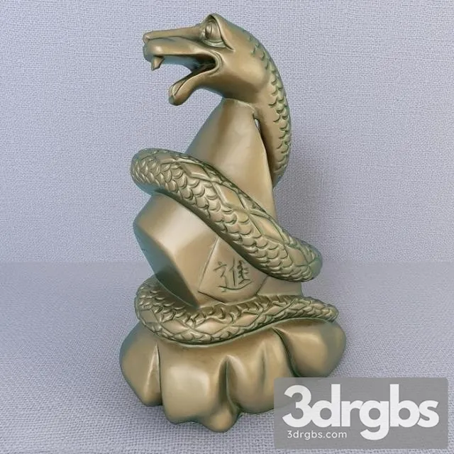 12 Bronze Zodiac Animals Snape 3D Model Free