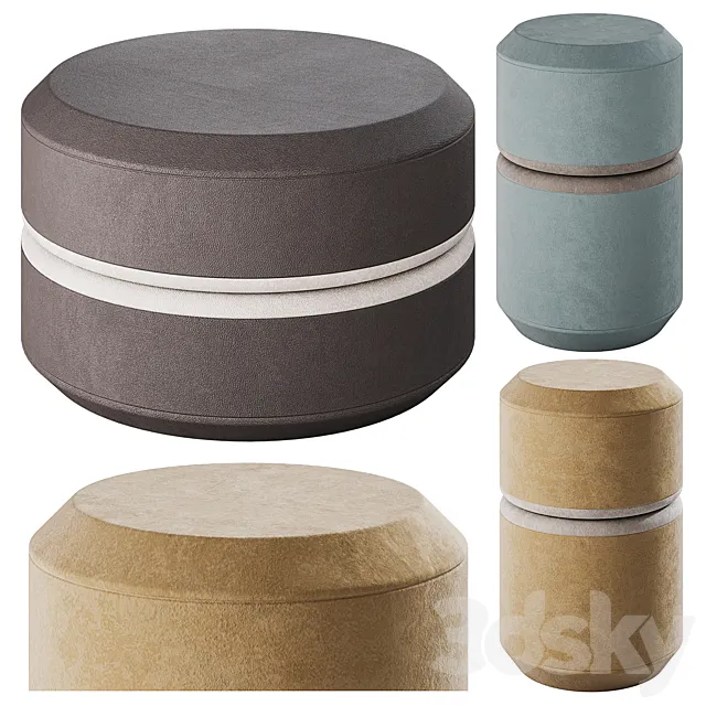 121 Yoyo coffee tables Giobagnara 3D Model