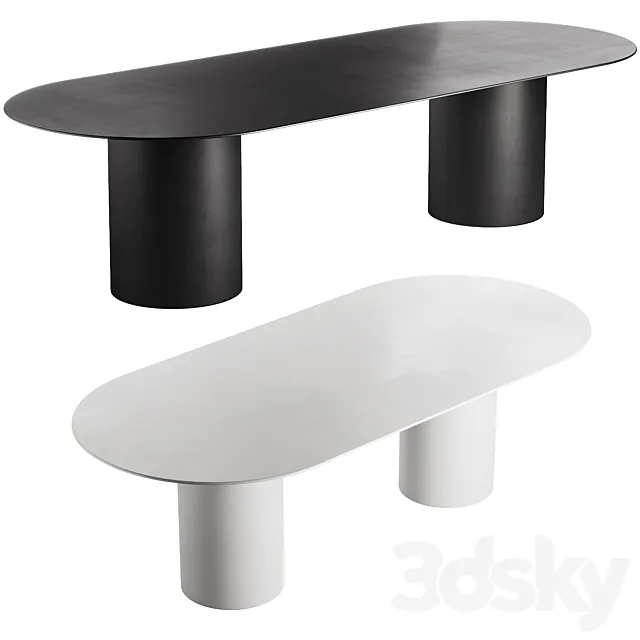 125 Desalto MM8 table by Guglielmo Poletti 3DModel