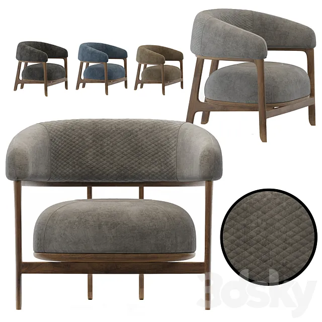 1290 armchair 3D Model