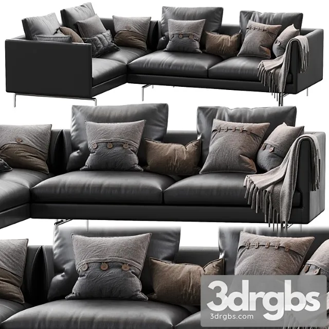 1333 Flamingo Zanotta Sofa 3D Model Free