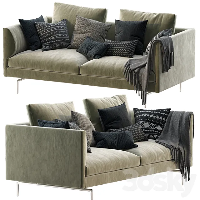 1333 Flamingo Zanotta Sofa 3DModel
