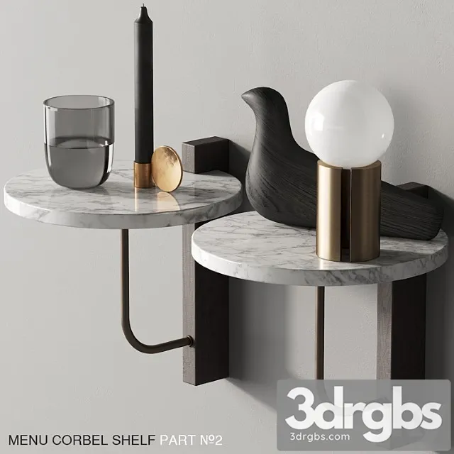 140 Menu Corbel Shelf by Kroyer Sets Lassen P02 3D Model Free