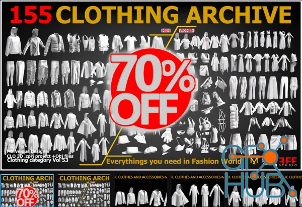 155 JEFF CLOTHING ARCHIVE