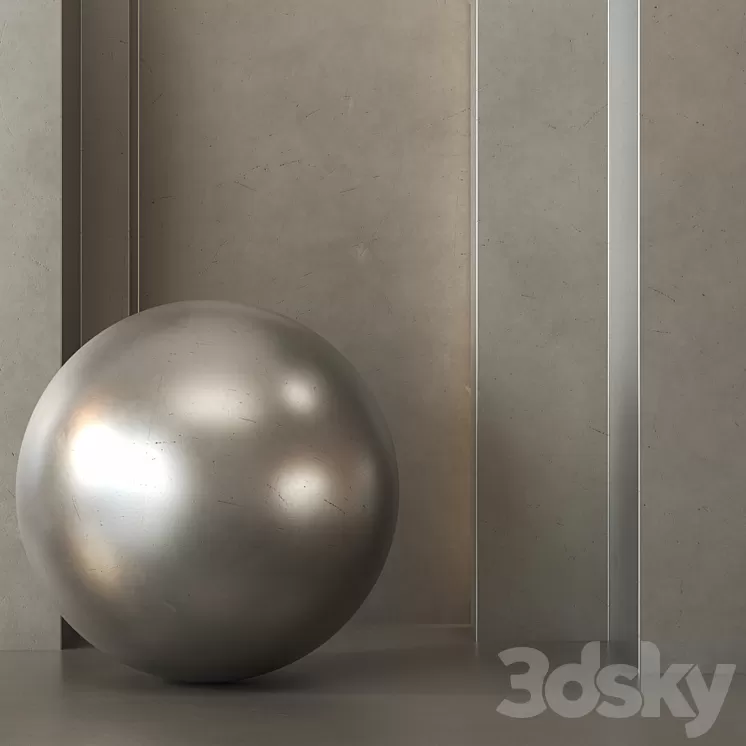 16 Million Color Metal Sheet Texture 4K - Seamless 3D Model Free