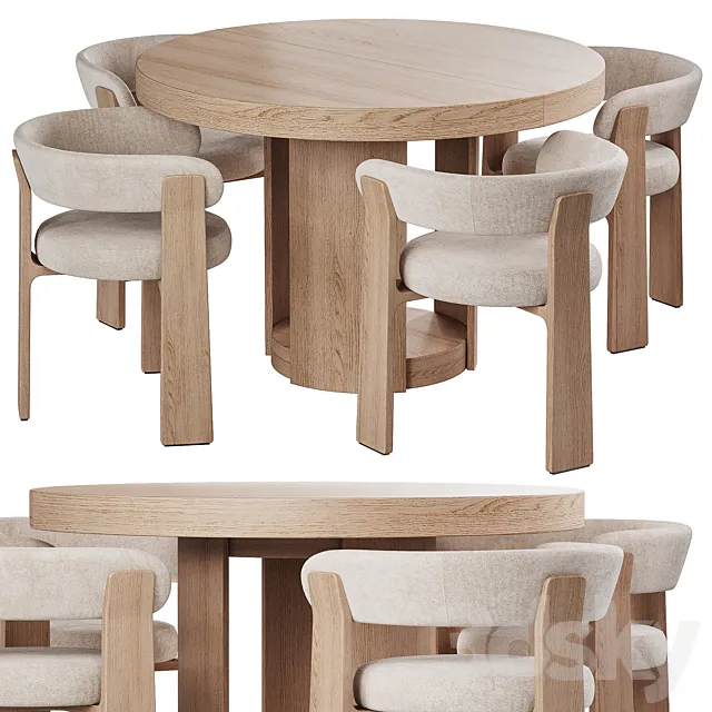 162 Dining set by Kavehome Free Download