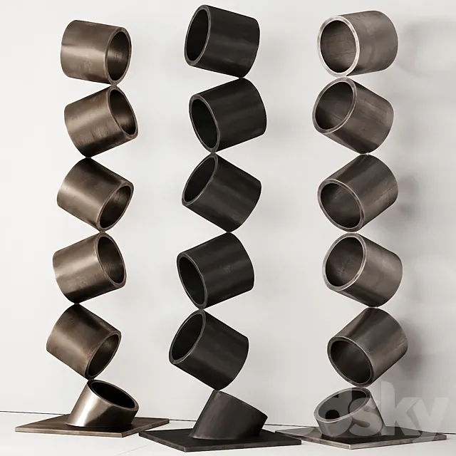 167 sculptures 03 tumbler by Petrykowski Artworks 00 3DModel