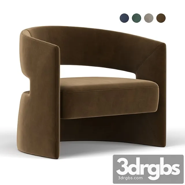 1728 Armchair By Tecni Nova 1 3D Model Free