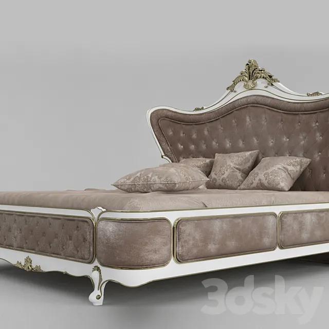 180 bed (with the lattice) 3D Model