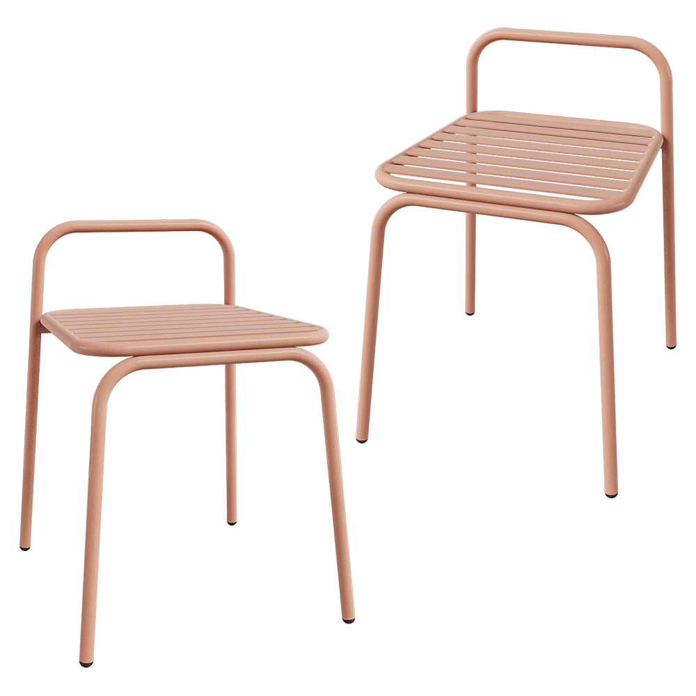 19.17.design - Low back chair Cur 3D Model