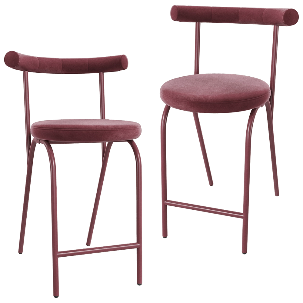 19.17.design - Semi-bar stool Rogalik 3D Model