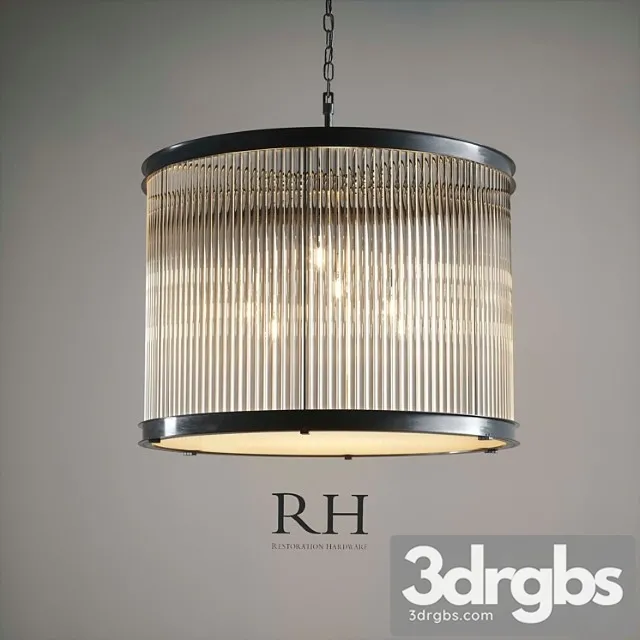 1920s essex crystal rod chandelier 36 " 3D Model Free