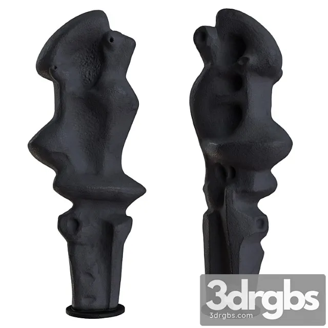 1970s belgian abstract sculpture 3D Model Free