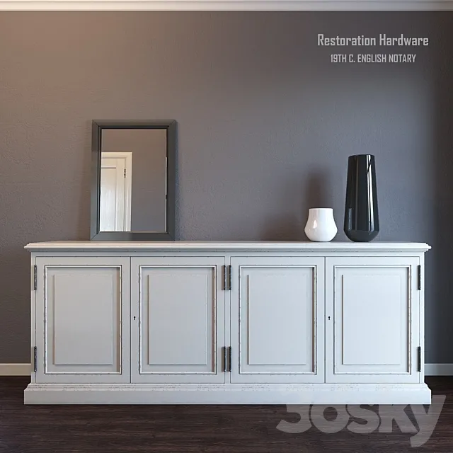 19TH C. ENGLISH NOTARY 3D Model