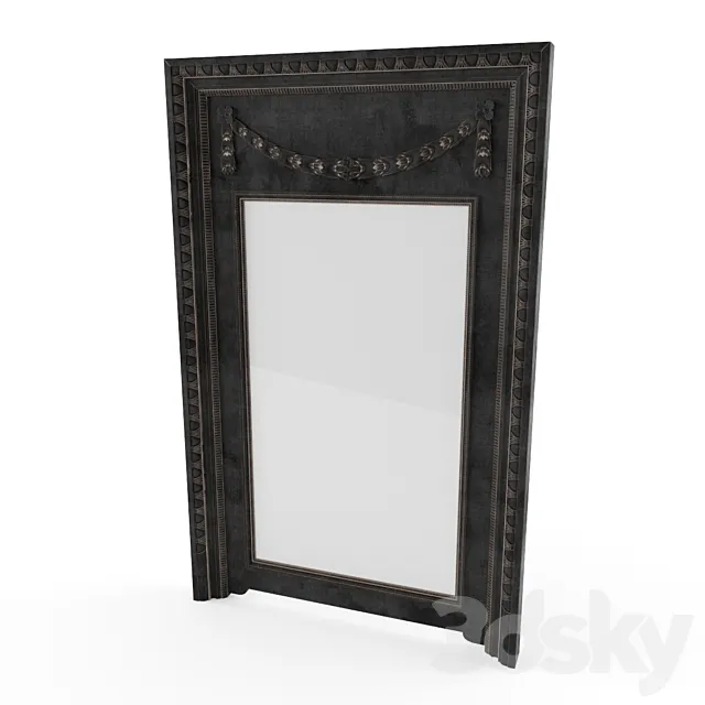 19TH C. NEOCLASSICAL LAUREL MIRROR 3D Model