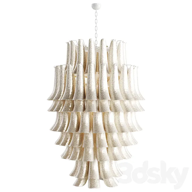 1st DIBS Murano "Scavo" Glass Selle Chandelier 3D Model