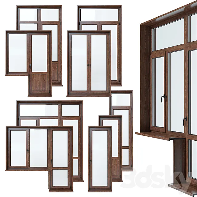 2.0 Balcony door 3DModel