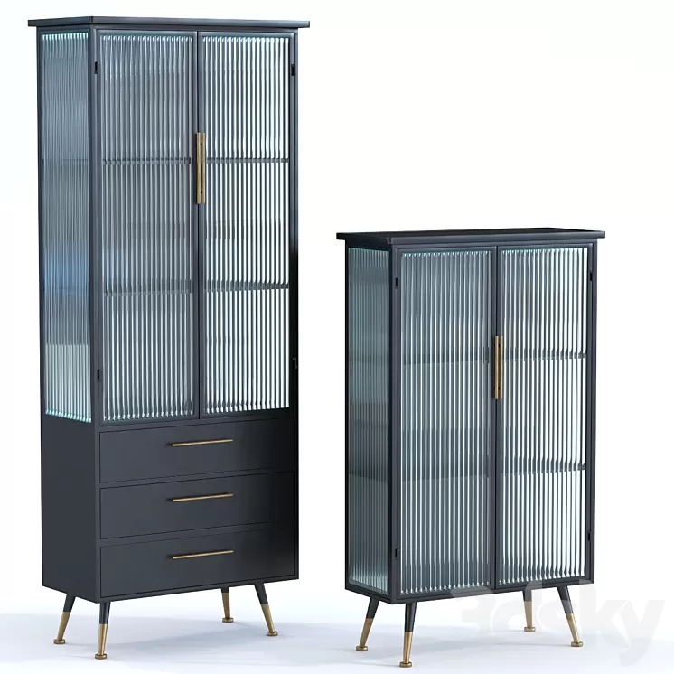 2 Cabinet La gomera 2 doors 3D Model