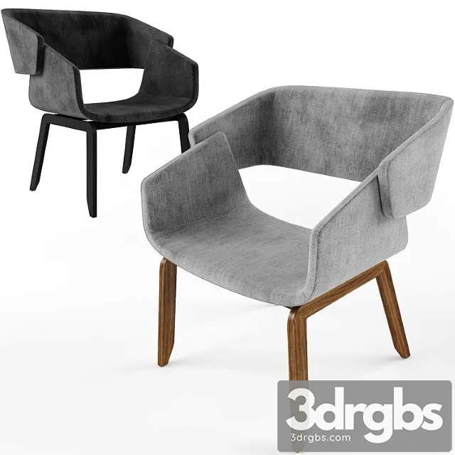2 chair cx 3D Model Free