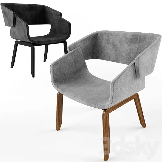 2 Chair CX 3D Model