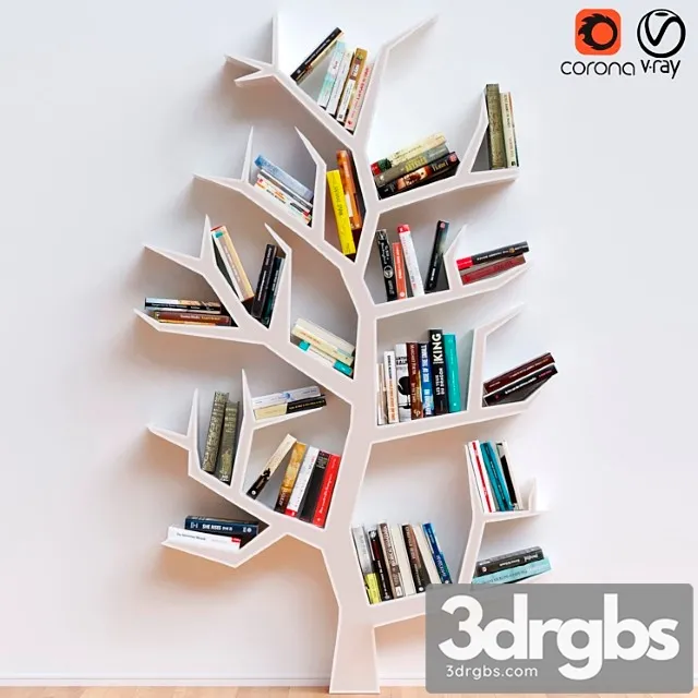 20 Wood Shelf 3D Model Free