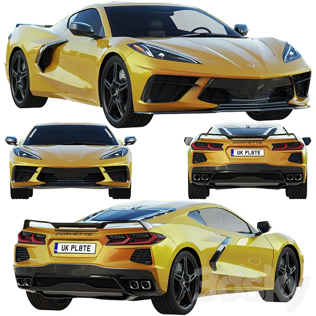 2020 Chevrolet Corvette C8 Stingray 3DModel