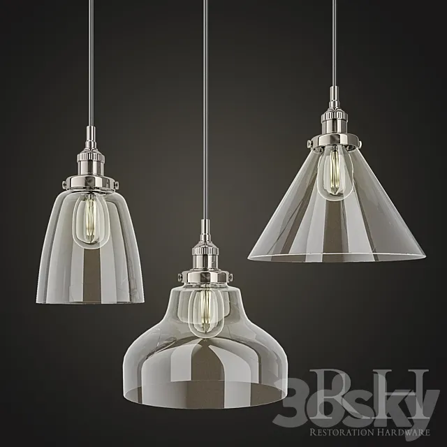 20TH C. FACTORY FILAMENT GLASS PENDANT Free Download