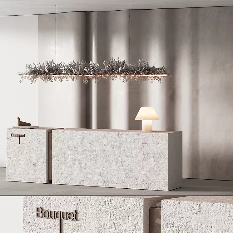 255 office furniture 14 reception desk 09 3D Model Free